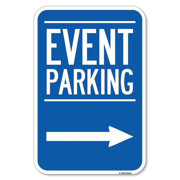 Thanks for Coming Turn Right for Exit E Heavy-Gauge Aluminum Sign, 18" L, 12" H, A-1218-22823